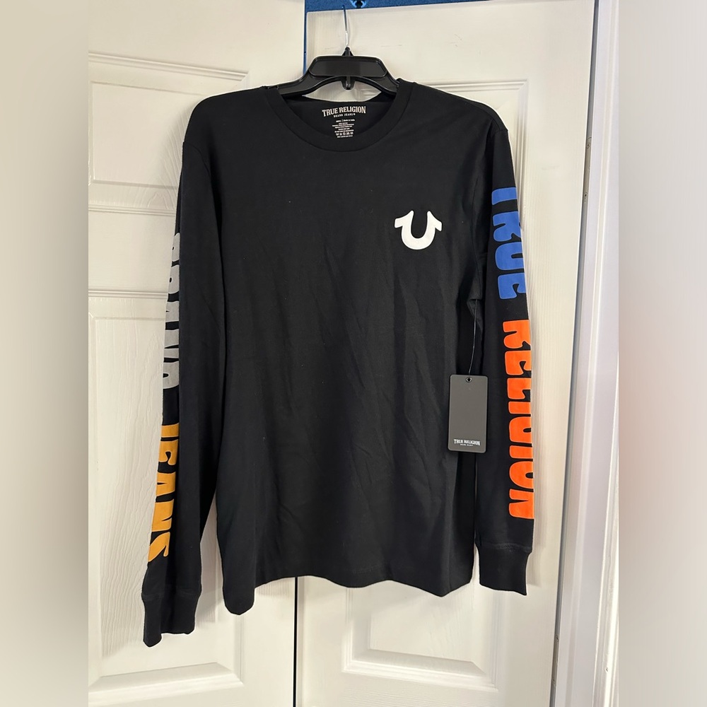 True Religion Black Crew Tee